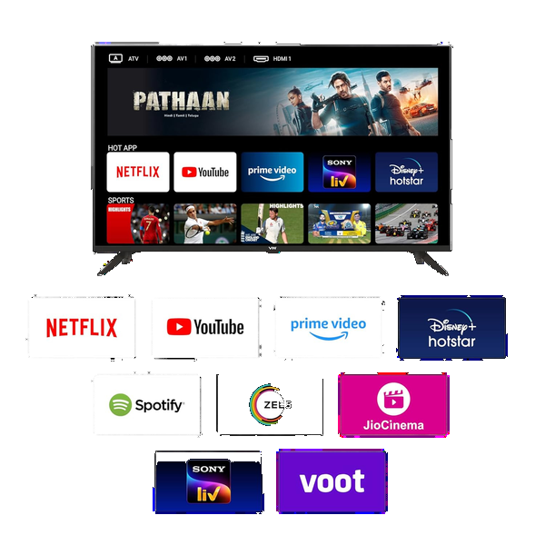 AREL 32" Cloud Voice Smart LED TV